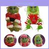Entzückende 20cm Grinch Puppe Weihnachten Stofftier Plüschtier Perfekt für Weihnachtsdekoration