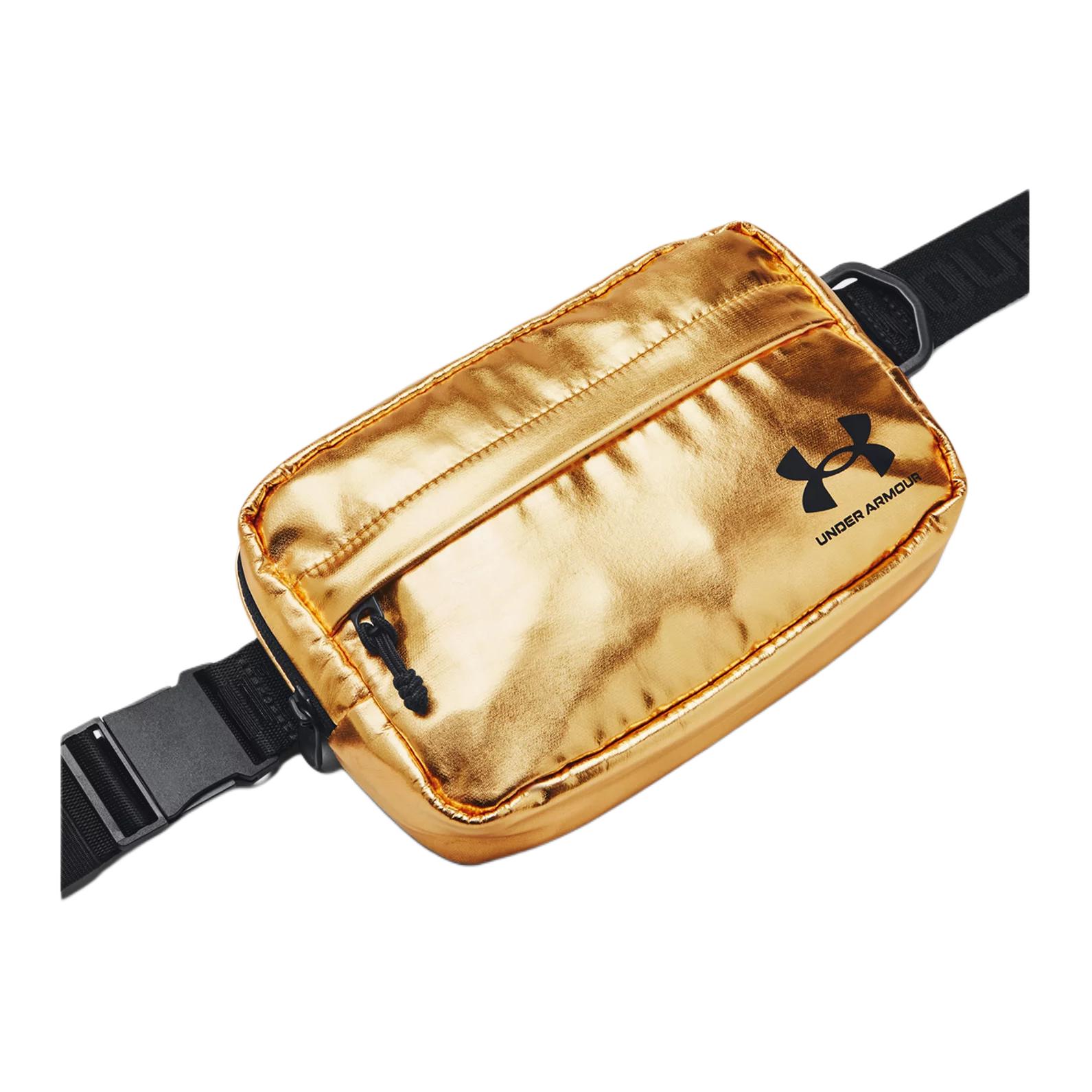 Under Armour Under Armour Polyester Fanny Pack Unisex Metallic Gold & Black 1389139-777