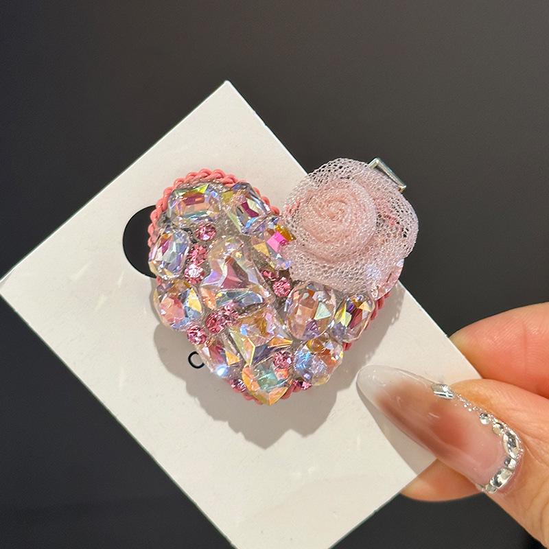 

Mori Girl Diamond Rose Starfish Mesh Hair Clip