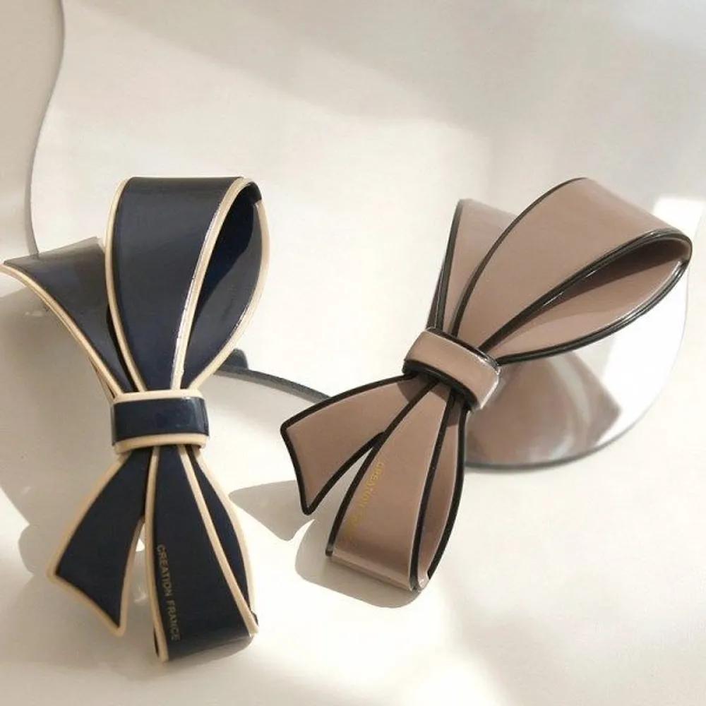 bydaisy Ribbon Elegance Big Point Hair Automatic Pin Bh0860 brown