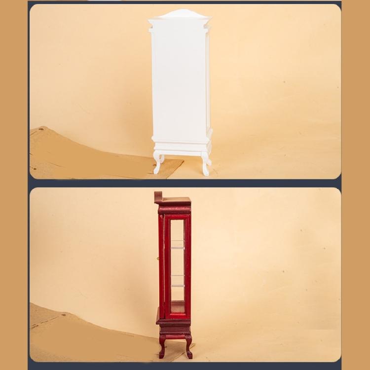 Handcrafts Miniature Cabinet 1/12 Scale Dollhouses Accessory Decorative Wine Cabinet for Craft Model Project Display