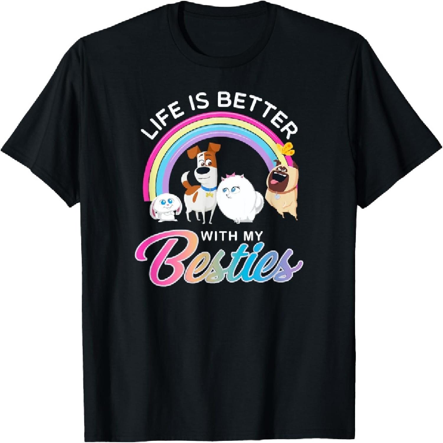 The Secret Life of Pets 2 Life is Better T-Shirt XXXXXL разноцветный