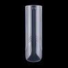 150Pcs Coffin Shape Sandwich Nail Forms Natural Clear No-Trace Nail Art Tips With Auxiliary Line Almond Shape Nail Tips