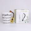 Water Cup 3D Musical Instrument Ceramic Cup 400Ml Music Note Musical Instrument Ceramic Cup Breakfast