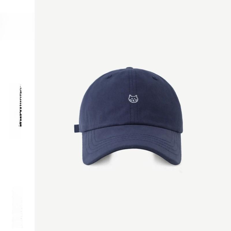 Cat Embroidered Baseball Cap With Sun Protection And Breathability For Spring Summer Casual Wear
