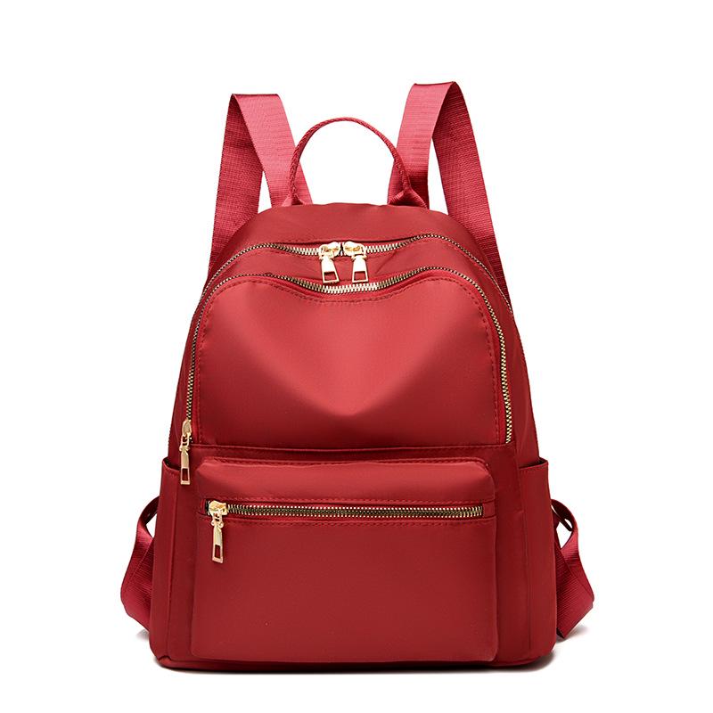 

Women s Versatile Korean-Style Oxford Cloth Backpack - Fashionable Large Capacity Canvas Schoolbag 30*14*35