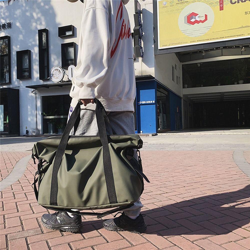 Sac de Voyage Grande Capacité Imperméable Sac Fourre-tout pour Vêtements Féminins Oxford Sacs de Sport Sacs à Main Week-end