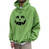 Unisex Casual Fashion Top With Drawstring Hoodie And Printed Sweatshirt