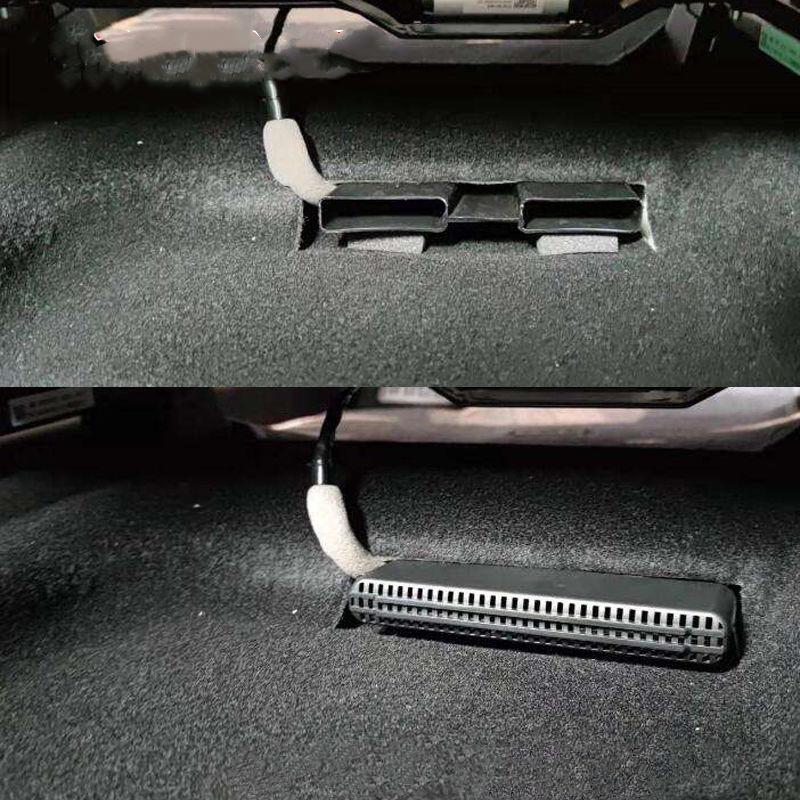 For Geely Preface 2024 2025 Under The Seat Air Conditioner Exhaust Outlet Dust Cover Interior Accessories Anti-Clogging Black Pl