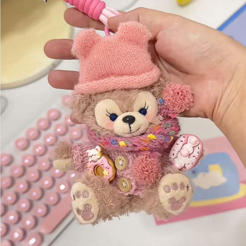 Sherry Lovely Rose Bear Keychain With Ultra Soft Fabric Ideal For Collectors And Gifts