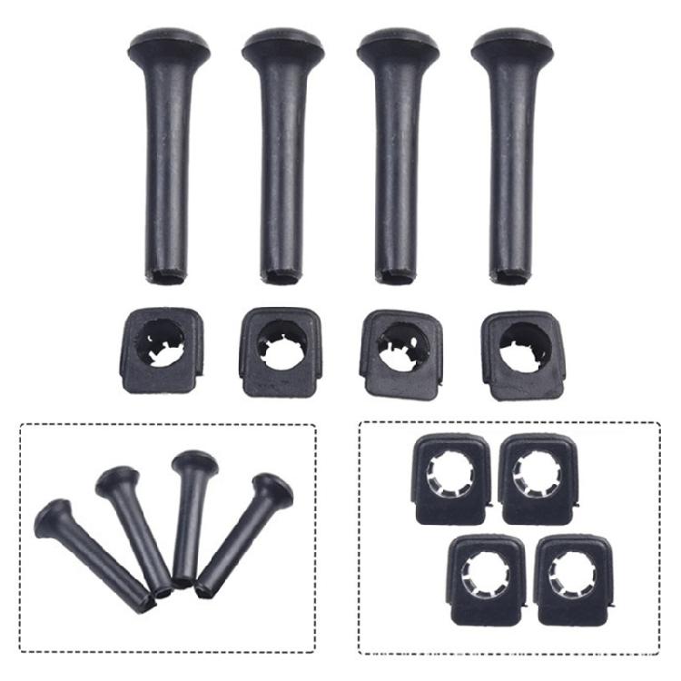4 Set Car Door Lock Pin Pull Knobs Replacement Part Plastic Pull Knobs Automotive Accessory Easy Installation 191837187