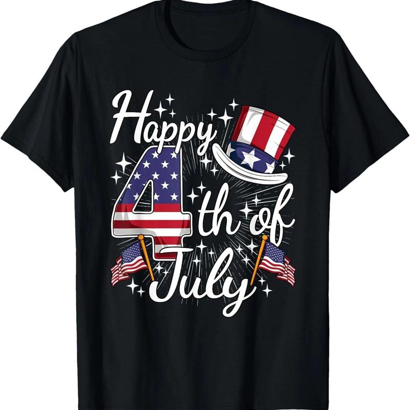 Happy 4Th Of July Patriotic American Flag Usa T Shirt S