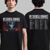 My Chemical Romance The Black Parade 2026 Tourstädte Daten Zweiseitiges T-Shirt Unisex T-Shirt
