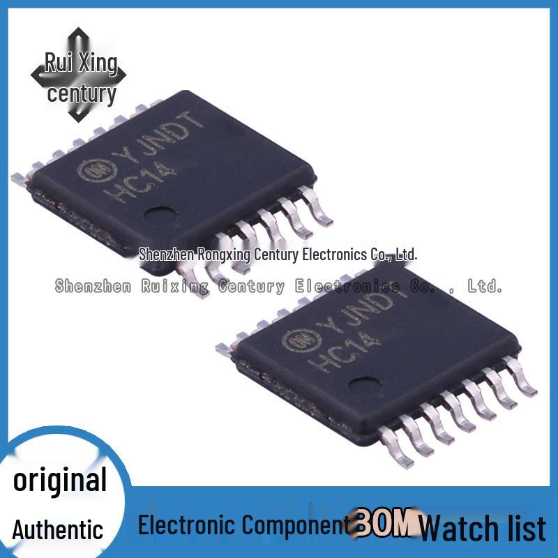 

MM74HC14MTCX MM74HC14 TSSOP-14 Schmitt Trigger Inverter, Brand New Original.