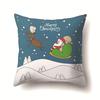 Christmas Series Polyester Pillows Santa Multi-platform Christmas Elk Pillow Cover