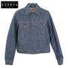 SCYE BASIC 5217-63559 Detachable Collar Denim Jacket 38 IndigoUsed