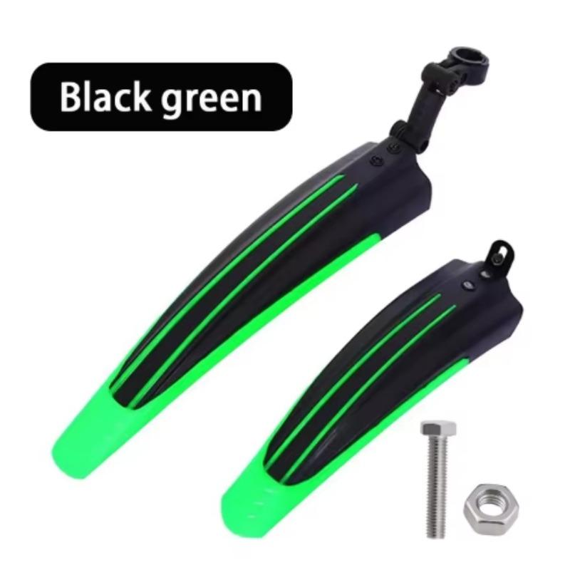 2pcs Bike Mudguard Set Bicycle Fenders Splash Fender Guard Set Road Mountain MTB Front Rear Mudguard Cycling Riding Accessories