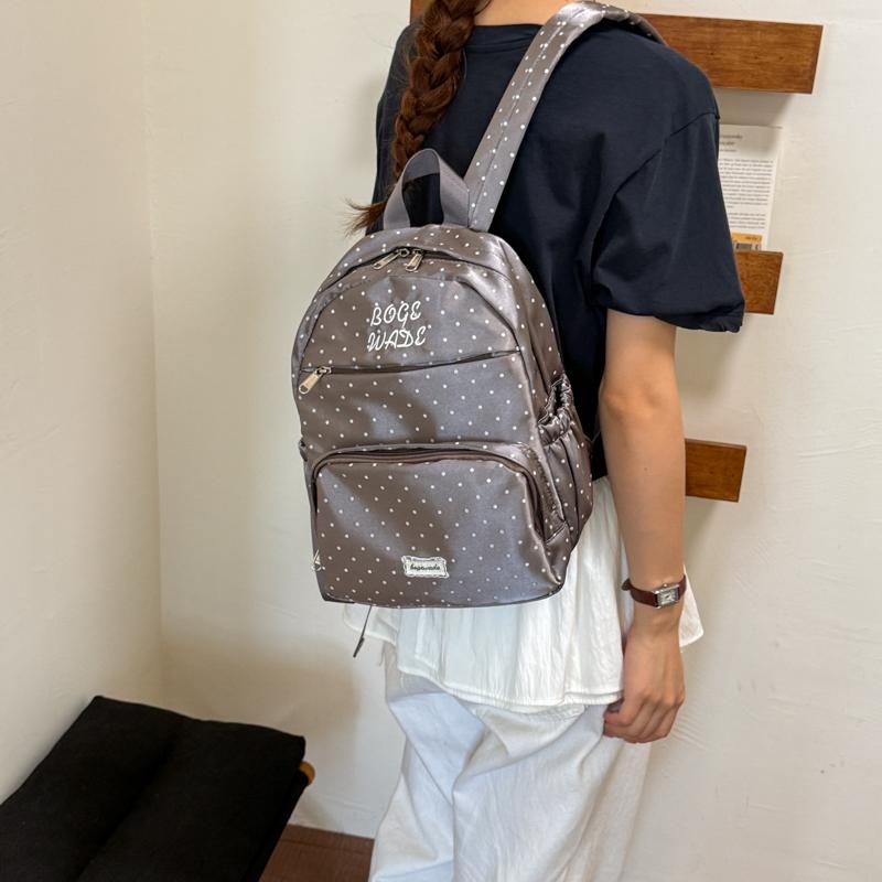 Mochila Escolar Fofa de PU com Bolso Frontal com Zíper Mochila Leve para Meninas Adolescentes Casual Diária para Viagem