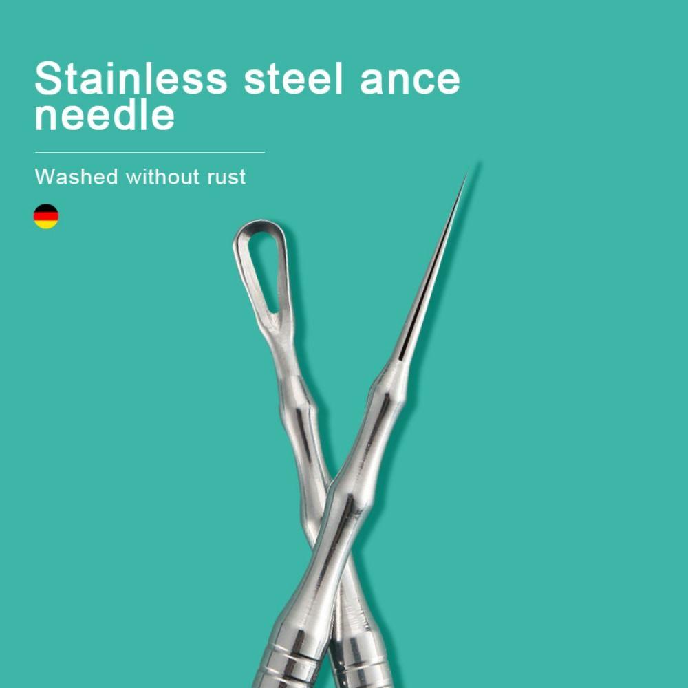 Nástroj pro péči o pleť Nástroj na odstranění černých teček Nástroj na odstranění pupínků Jehla na skvrny po akné Jehly na čištění pórů