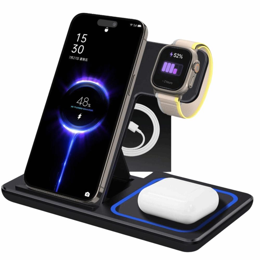 Portable Wireless Charger Foldable Charging Dock High Quality Fast Charging Station