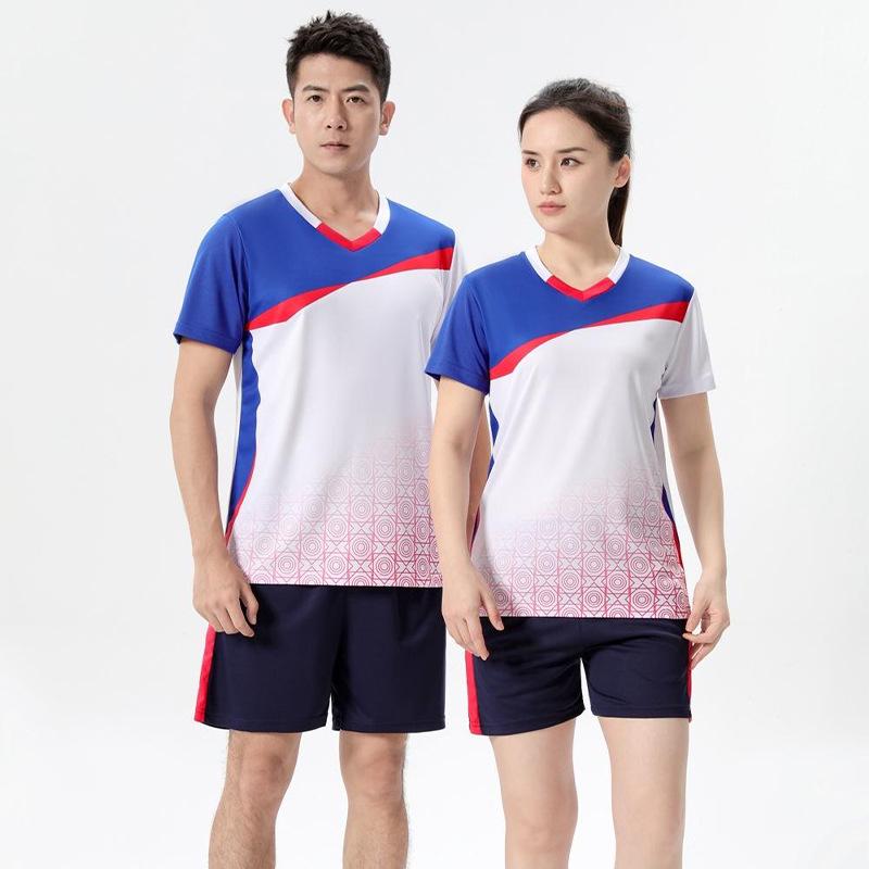 Women's Professional Volleyball Uniform - Short Sleeve Sportswear Set for Teams and Competitions