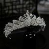 European Style New Bow Zircon Wedding Dress Bride Wedding Crown Tiara Crown Tiara Hair Accessories