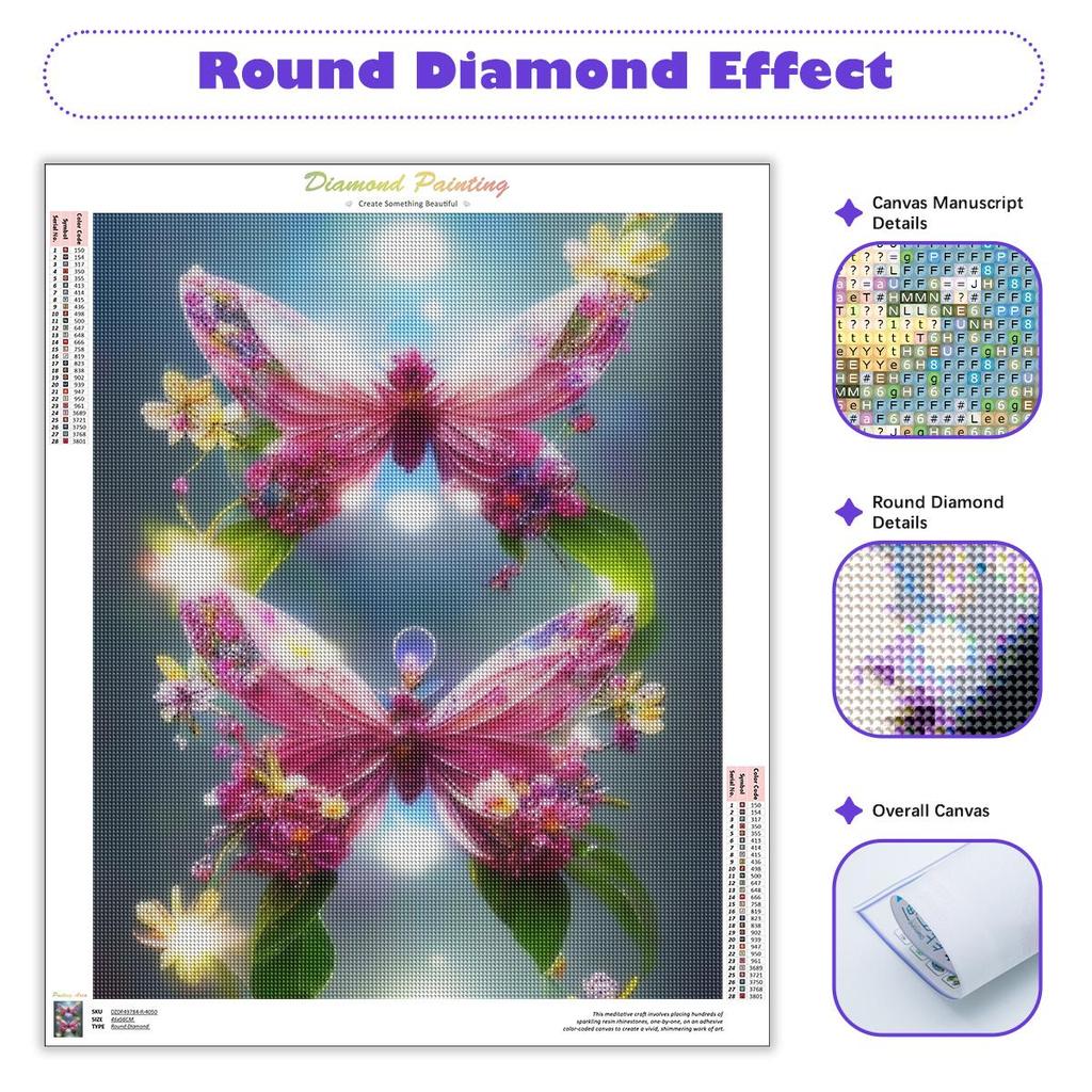 5D Diamond Painting Butterfly Embroidery Sale Animal Pictures Of Rhinestones Mosaic Handicraft Wall Decor 30x40cm/12x16inch