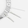 Logbook Needles Nh35 NH36 Polished Silver Hands 8*12*12.5mm Baton Style Datejust Hands Watch Hands C3 Blue Luminous Replacement