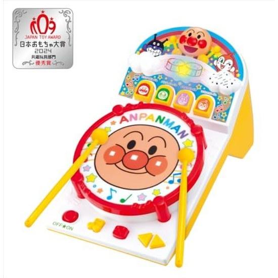 BANDAI Fun Home Taiko Drumming Anpanman Suitable Ages 1 Year 6 Months UpJapan Toy Awards 2024 Excellent Award Co-play Category