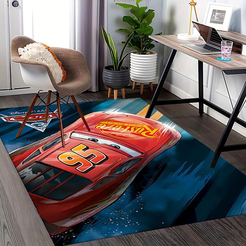 1pc Futuristic Car Carpet Rug for Bedroom Living Room Decor Sofa Home Game Area Rug Non-slip Floor Mat. D0730020