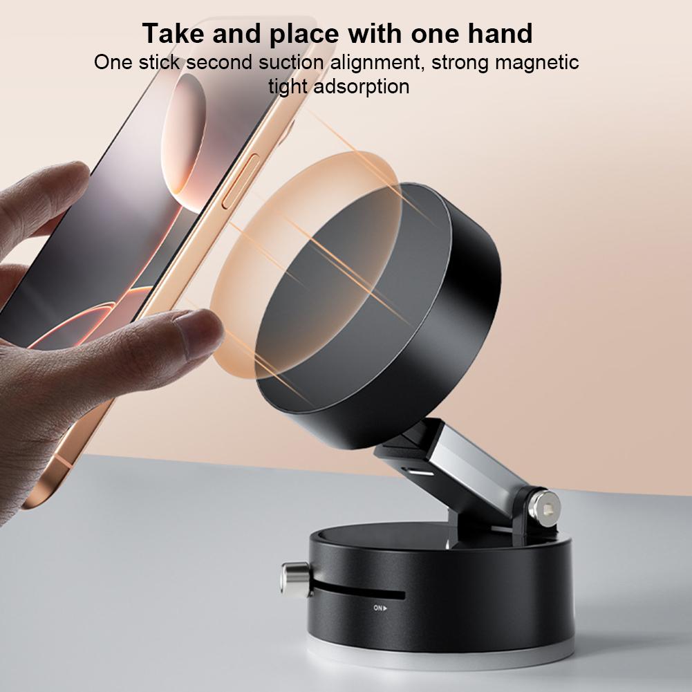 Suction Cup Car Phone Holder Magnetic Cell Phone Holder Foldable Adjustable Navigation Stand Bracket Hands-Free  for Iphone