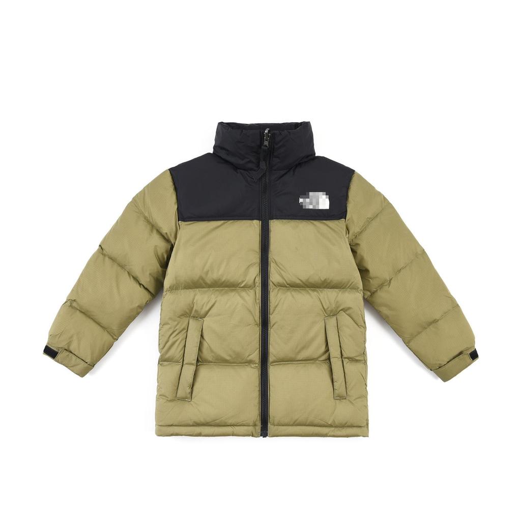 Children's 1996 Thickened White Duck Down Jacket with Stand-up Collar - Warm Winter Coat for Girls and Boys