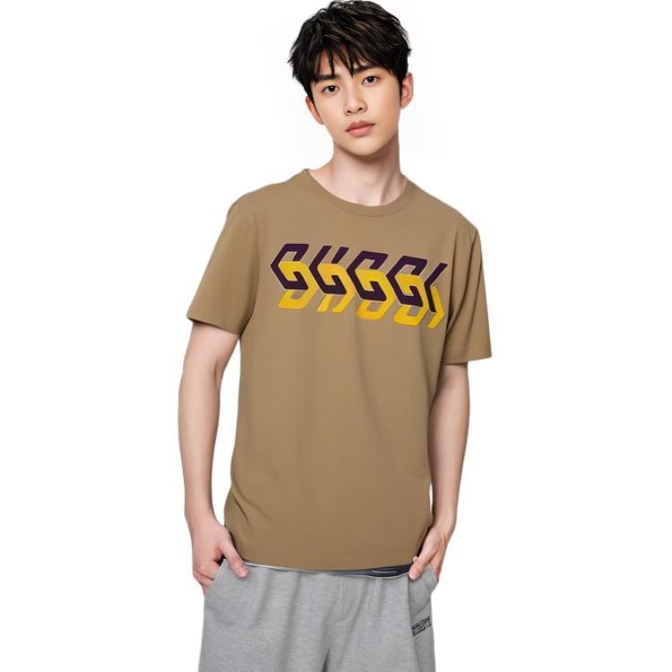 GUCCI Mirror Logo Print T Shirt 616036-XJDV9-2094