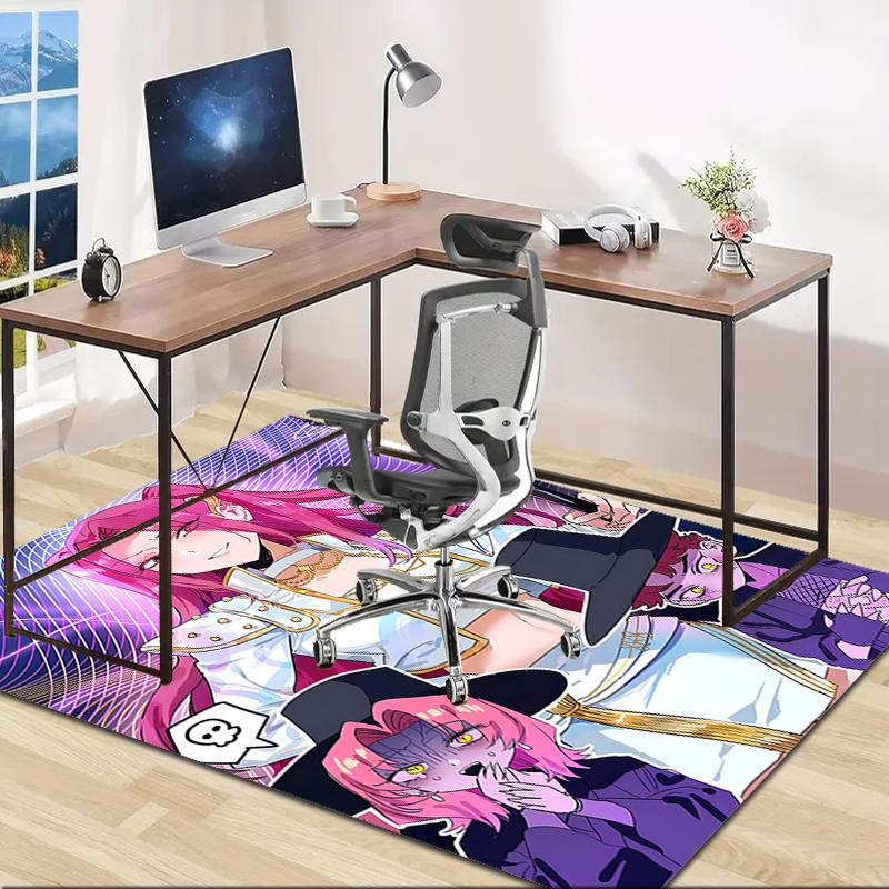 1pc KPop Demon Hunters MIRA3 Design Area Rug - Non-Slip, Soft & Cozy Floor Mat for Living Room, Bedroom, Office - Indoor/Outdoor Decorative Carpet