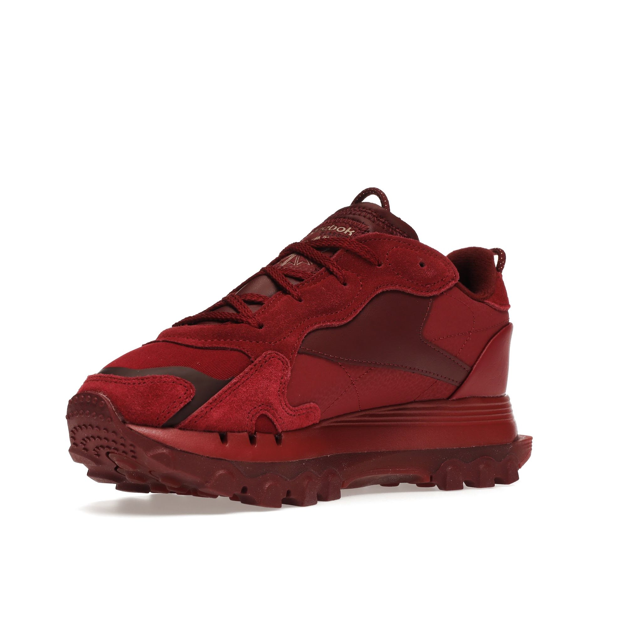 Cardi B x Reebok Classic Leather Красный триатлон Женские кроссовки H00683 36 — фото 4