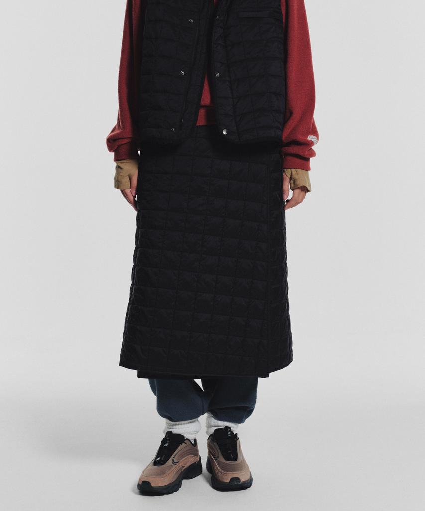 Minasu Mns Line Quilting Long Skirt_Black