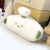 Cute Cartoon Plush Vegetable Fruit Pencil Case Cute Banana Broccoli Garlic Plush Multifunctional Large Capacity Stationery Bag