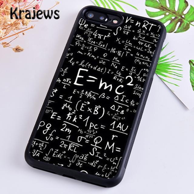 Krajews Math Formulas of Rubber Equations Phone Case Cover For iPhone 17 Air 16 15 14 plus 12 13 pro max Fundas