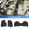Smabee Left Drive for Chery Explore 06/JAECOO J7 PHEV 2024-2026 (SHS Hybrid Only) Car Floor Mats Trunk Pad TPE All Weather Black