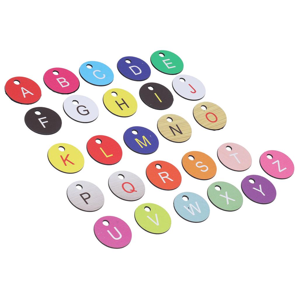 26PCS Beehive Numbered Tag Marker with Hole Round Beehive Label Beekeeping Accessory for Garden26