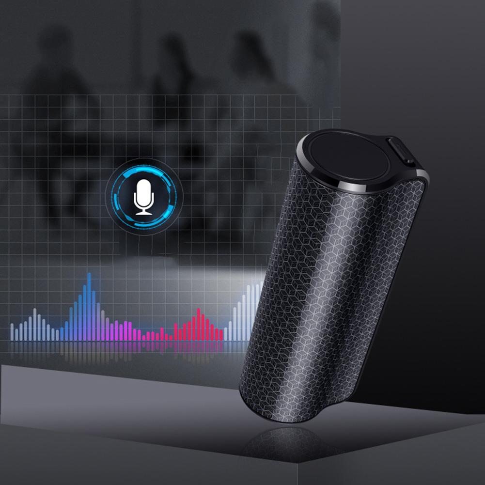 Magnetic Voice Recorder 8/16/32/128GB 40Days Continuous Recording Long Standby Time for Meetings/Interviews/Classroom nero
