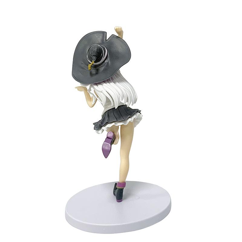 Anime Majo no Tabitabi Elaina Figure KDcolle Ligh Standing Anime Model Toy Collection Figure PVC Doll