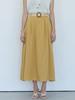 PAIGEFLYNN Rattan Belted Elastic Skirt_S6Bsk009C
