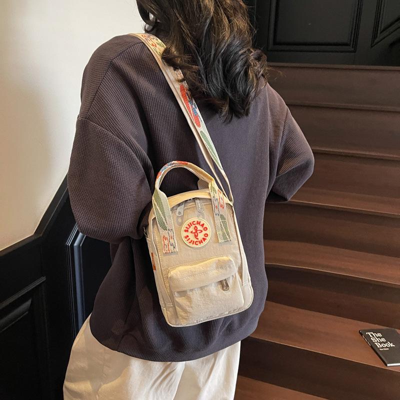 Mobile phone bag women's mini small bag small satchel travel light leisure messenger bag women's summer student canvas bag