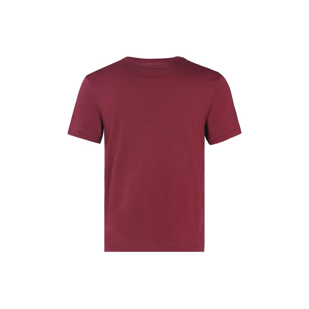 Jordan Wordmark Paris Saint-Germain Round Neck Letter Print Short Sleeve T-Shirt Men Tops Bordeaux CK9786-610