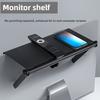 1PC Adjustable TV Screen Top Storage Shelf Computer Monitor Screen Top Storage Rack TV Media Box Router Shelf Rack Home Organize