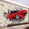 3D Tapeta Červené Auto Foto Tapeta Kreslená Dětská Ložnice Obývací Pokoj Domácí Dekorace Nástěnná Malba