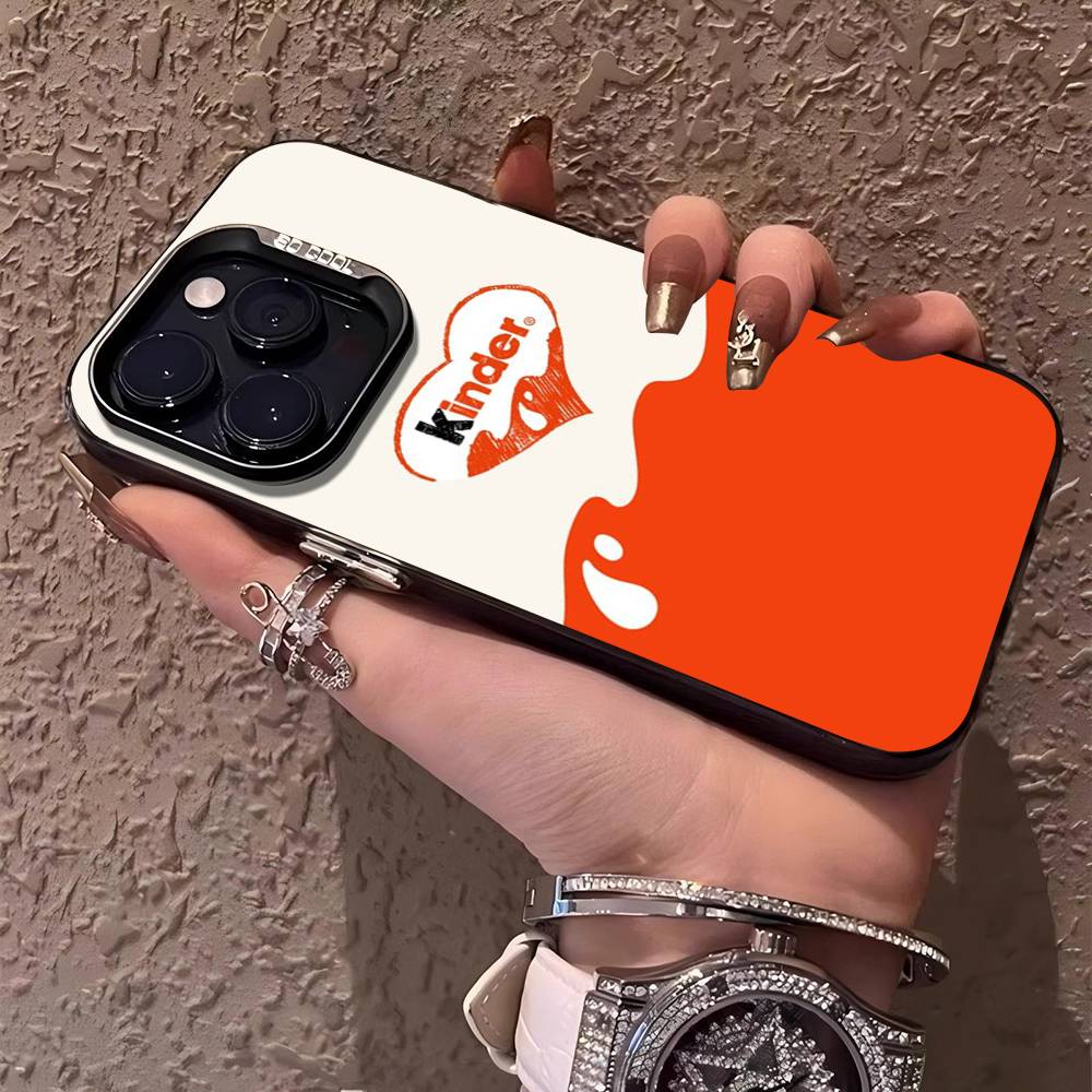 Trolly Egg KINDER JOY Surprise Phone Case For IPhone 17 16 15 14 13 12 11 Pro MAX Matte Shockproof Back Anti Fall Matte Cover