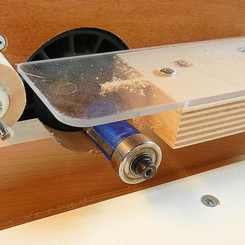 1/4 Shank Biaxial Trimming Tool Woodworking Milling Knife Double Edge Trimming Machine Cutting Head Electric Wood Milling Tool