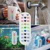 Sofortablesbares Fermentierglas Thermometer Aufkleber Herz 18-32 ℃ Farbwechsel Thermometer PET Wasserdicht Verfärbungs Thermometer